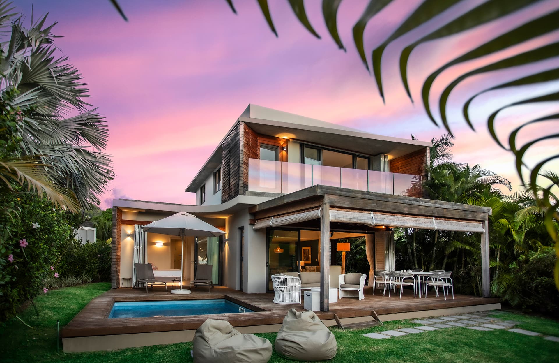 Villa de luxe en bord de mer avec piscine privée