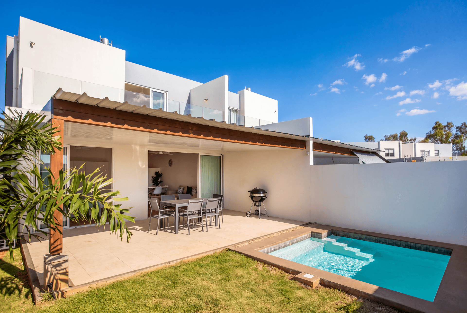 Maison de ville 3 chambres à Tamarin, piscine privée
