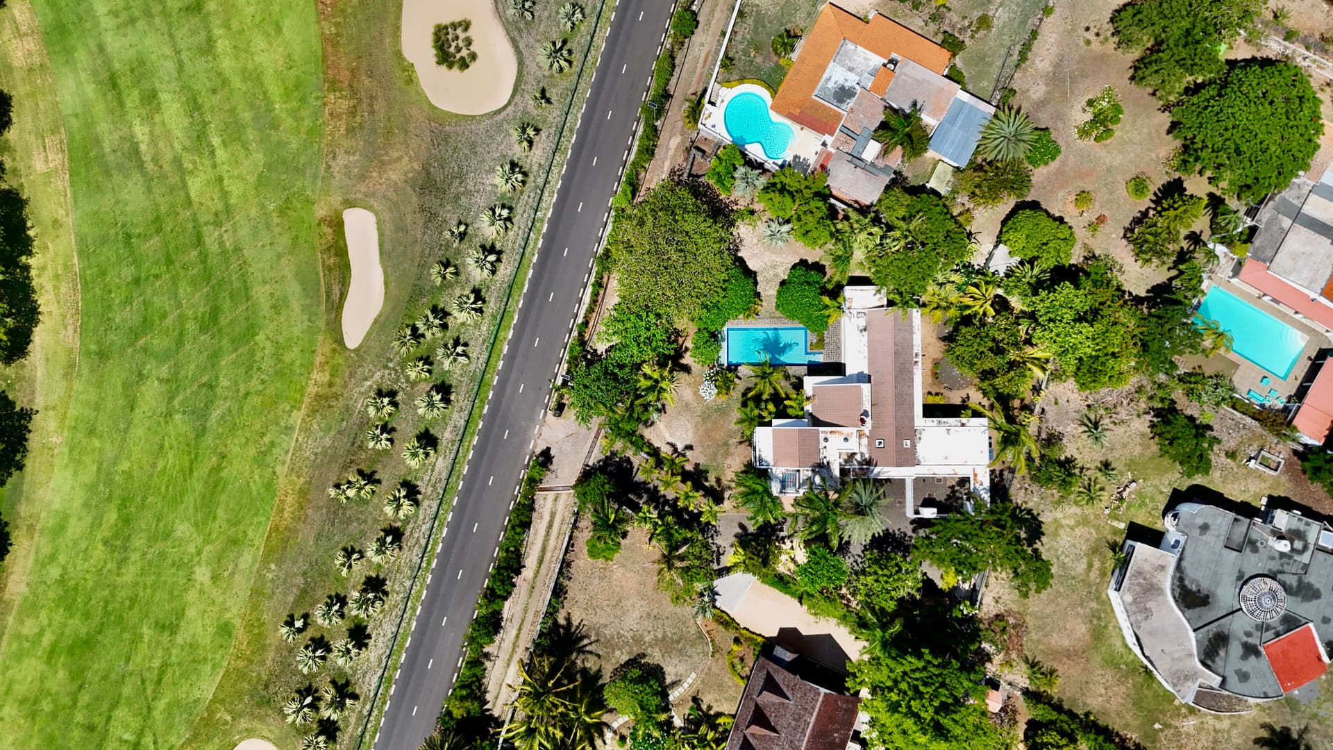 Villa Le Morne avec piscine, jardin et accès au complexe hôt