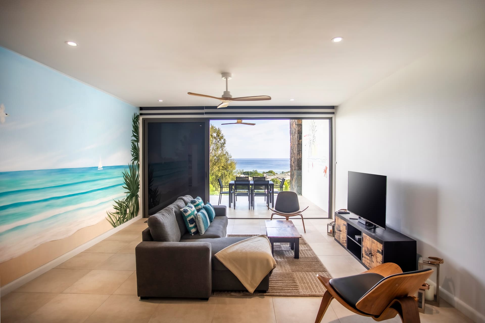 Appartement avec vue panoramique sur le coucher du soleil